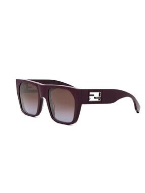 Fendi Oversized Sunglasses Purple/ Burgundy